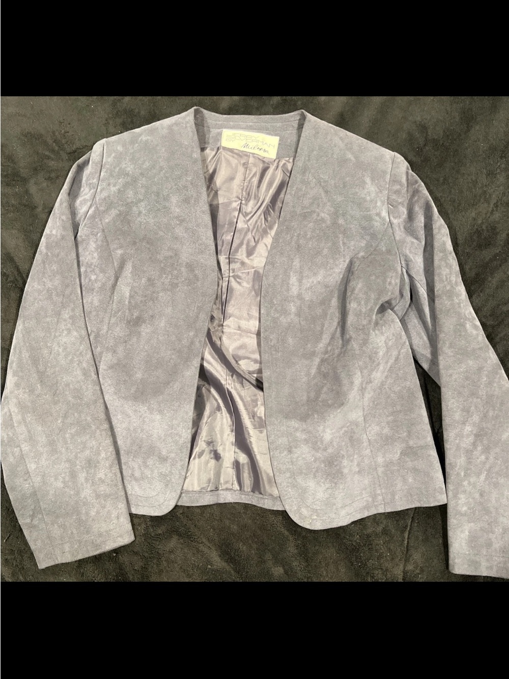 Vintage Jerry Silverman By Milissa 1980s Suede Jacket Made in USA